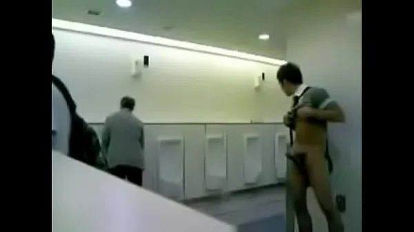 Big exhibitionist plan in public toilets total Tube