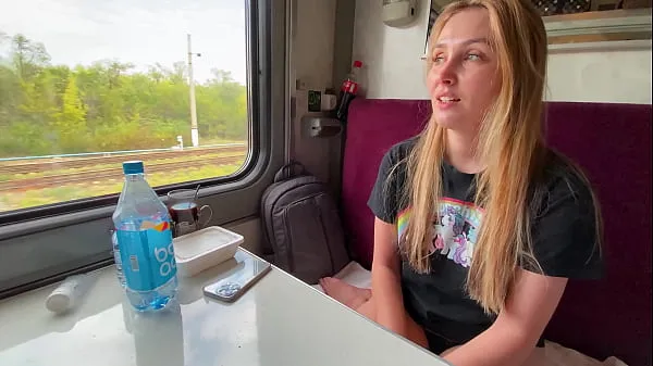 Μεγάλο Married stepmother Alina Rai had sex on the train with a stranger συνολικό σωλήνα