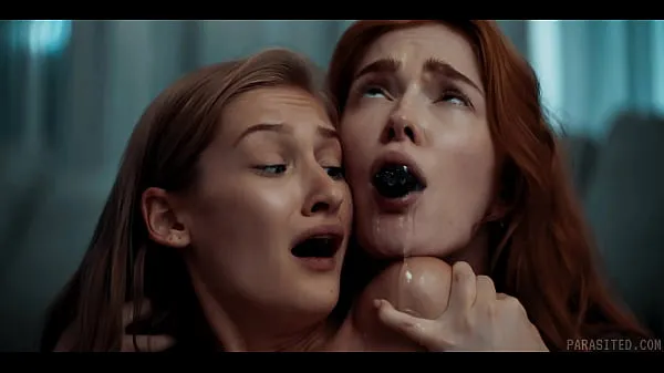 Big Jia Lissa possessed by Alien parasite have fun with Tiffany Tatum total Tube
