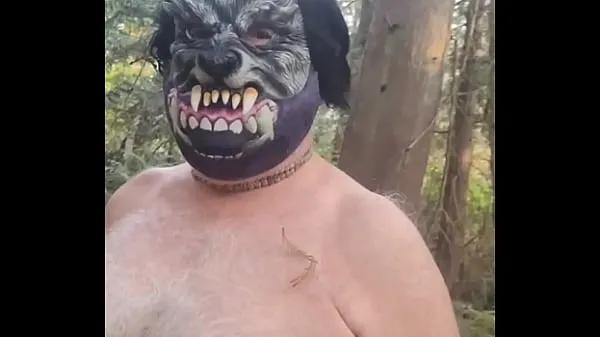 Big Werewolf Looking for Witches in the Woods total Tube