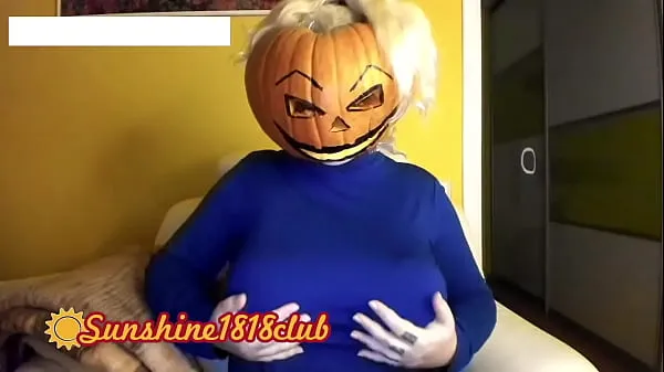 Big Happy Halloween pervs! Big boobs pumpkin cam recorded 10 31 celková trubka
