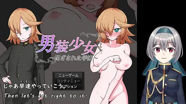 Grote Cross Dresser Girl ~Closed Academy~[trial ver](Machine translated subtitles)1/2 totale buis
