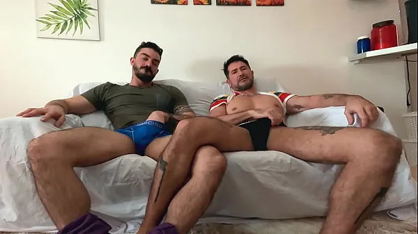 Big Stepbrother warms up with my cock watching porn - can't stop thinking about step-brother's cock - stepbrothers fuck bareback when parents are out - Stepbrother caught me watching gay porn - with Alex Barcelona & Nico Bello total Tube