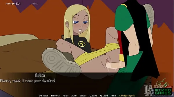 Tube total Jeu parodie de Teen Titans ep 26 Earth left Cum in Pussy, Face and Mouth grand