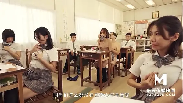 Jumlah Tiub Trailer-MDHS-0009-Model Super Sexual Lesson School-Midterm Exam-Xu Lei-Best Original Asia Porn Video besar
