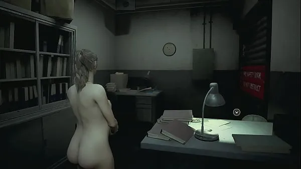 Duża Resident Evil 2 Mod Pregnant Claire Lion Jr HD całkowita rura