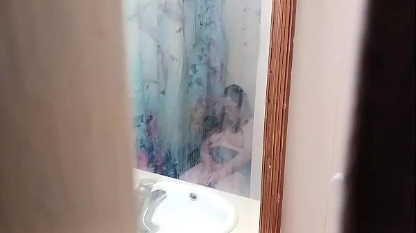 Big Caught step mom in bathroom masterbating total Tube