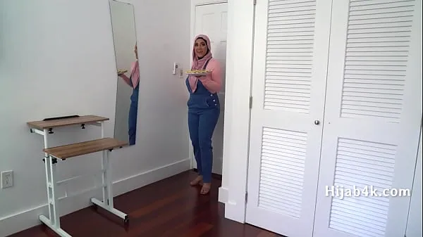 Veľká Corrupting My Chubby Hijab Wearing StepNiece totálna trubica