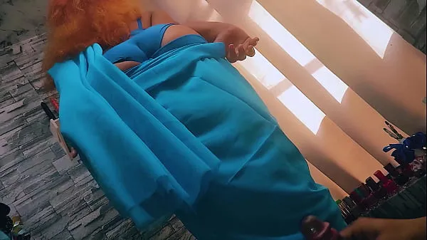 Big Saree Wearing Sexy Sheron Deep Blowjob and Hard Pussy Fuck total Tube