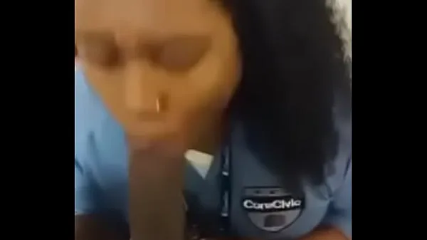 Big Correctional officer sucks BBC in inmates jail cell total Tube