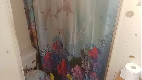 کل ٹیوب Bitch in the shower بڑا