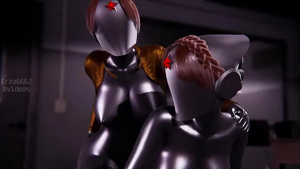 Stor Twins Sex scene in Atomic Heart l 3d animation totalt rör