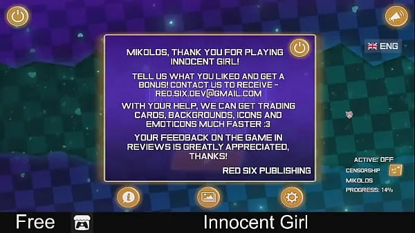 أنبوب Innocent Girl p2(Paid steam game) Sexual Content,Nudity,Casual,Puzzle,2D كبير