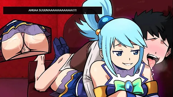 Tubo grande AQUA!! Herself!! And to pound her total