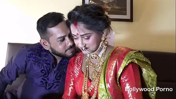 หลอดรวมNewly Married Indian Girl Sudipa Hardcore Honeymoon First night sex and creampie - Hindi Audioใหญ่