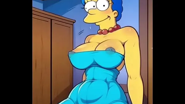 Veľká AI Generated] Hot Marge hentai Compilation - Do you love this AI art? Comment me totálna trubica