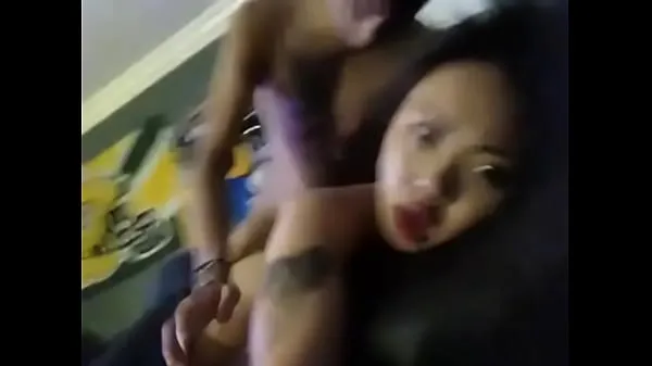 Duża Asian girl sends her boyfriend a break up video całkowita rura