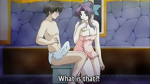 Jumlah Tiub Step Mom gives a Bath to her 18yo Step Son - Hentai Uncensored [Subtitled besar