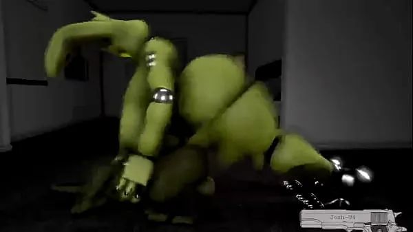 Grote Springtrap shemale fucks little plushtrap version 2 but with other audio totale buis
