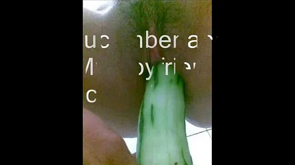 Big My boyfriend cock and cucumber inside my pussy total Tube